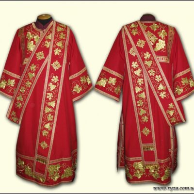 дьяконское облавчение, дияконське облачення, orthodox deacon's vestments