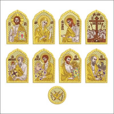 Ікони для мітр, иконы для митр